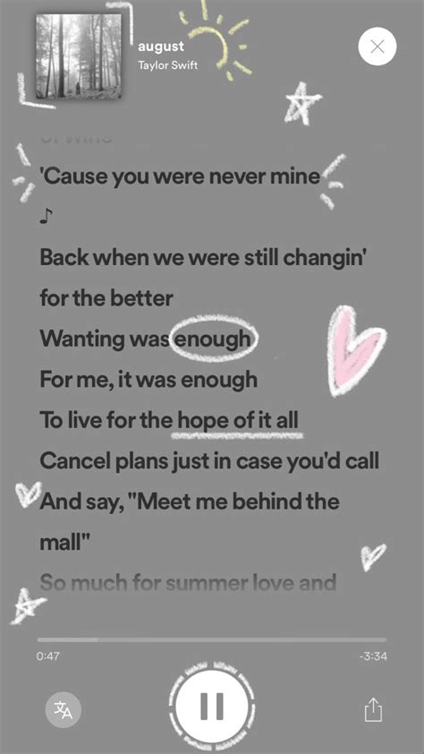 taylor swift august lyrics|taylor swift letra español.